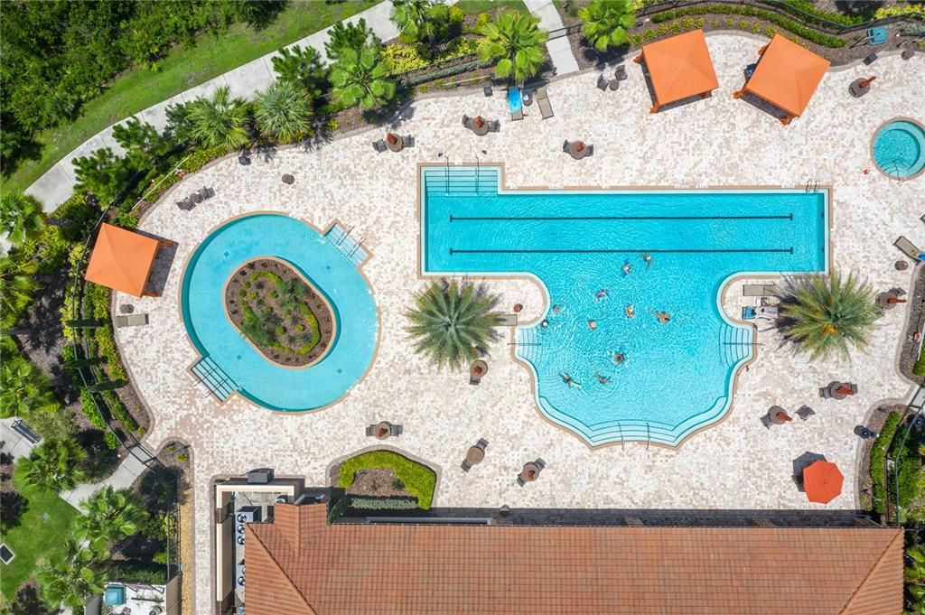 Pool Aerial View