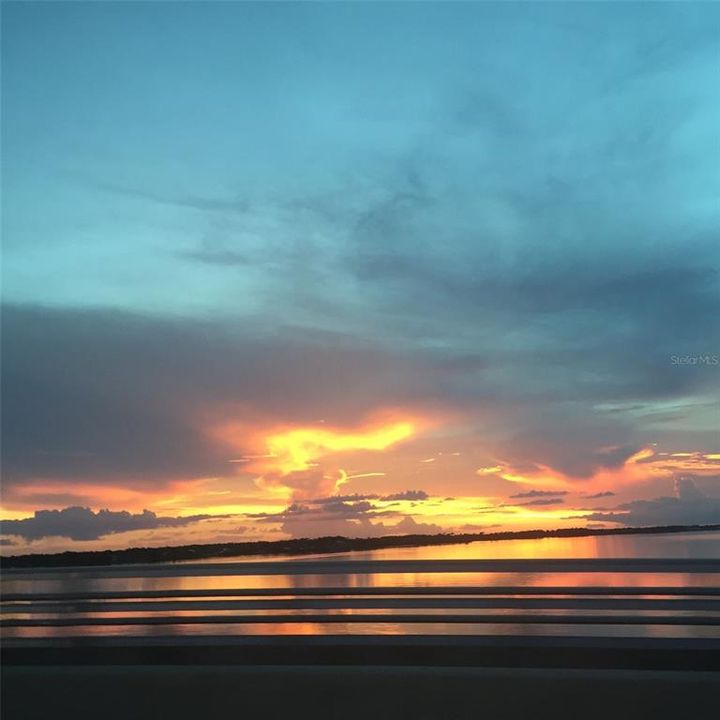 Sunset over Myakka River