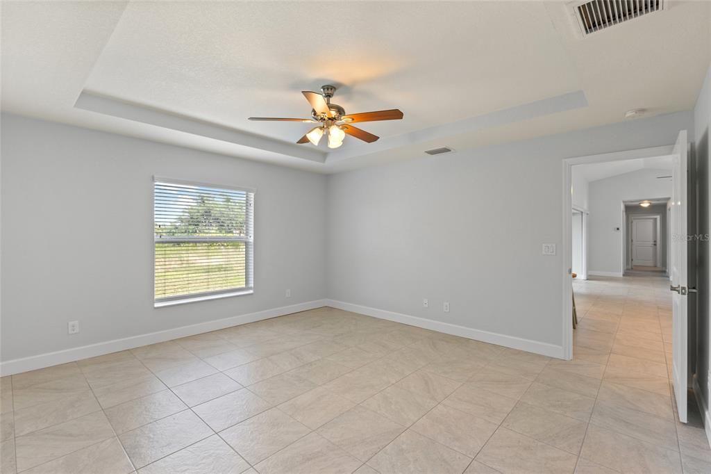 View from Master Bedroom to Dining area