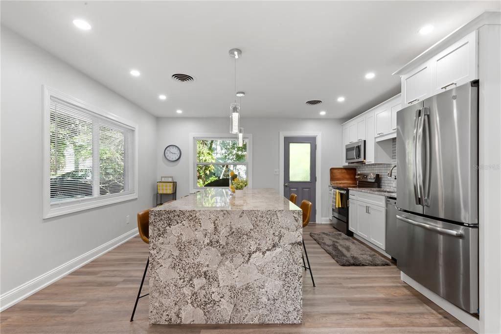 Remodeled Kitchen and Dining Area