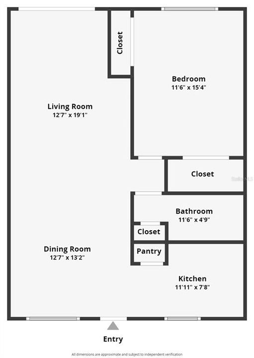 For Rent: $1,600 (1 beds, 1 baths, 817 Square Feet)