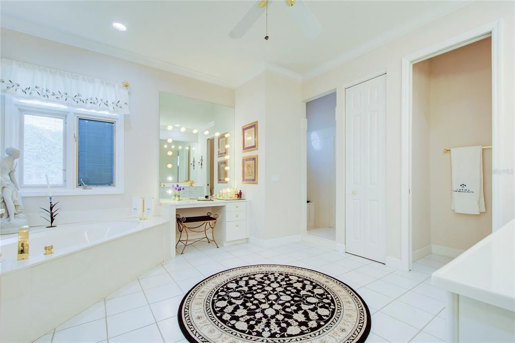 Soaking Tub and Shower with Water Closet