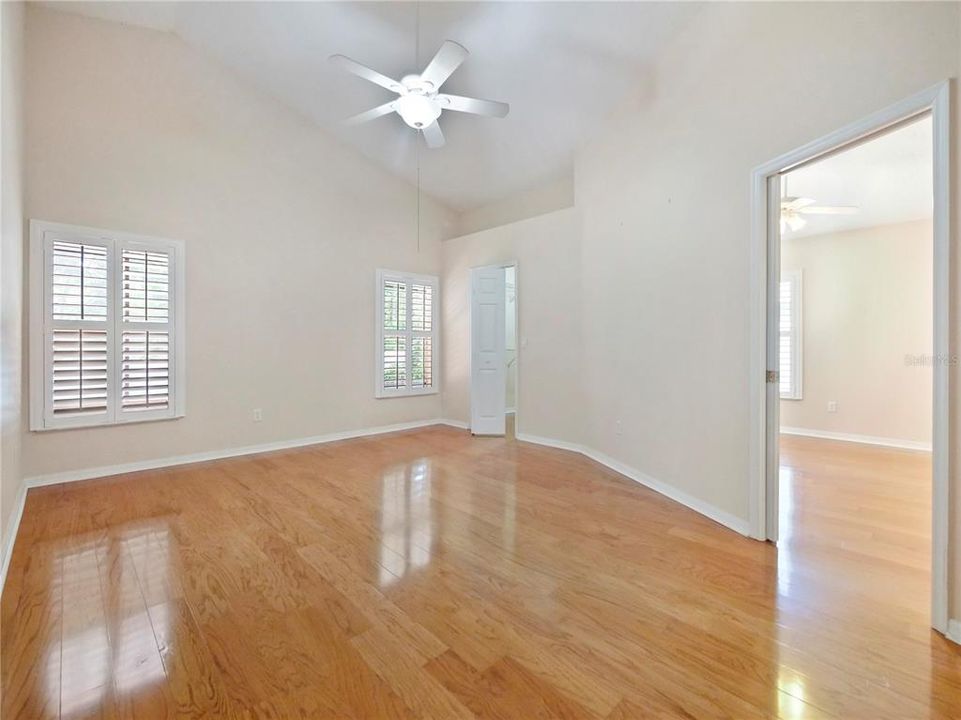 Primary Bedroom, Hardwood, Plantation Shutters