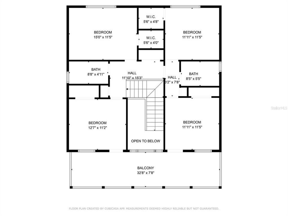 second floor plan