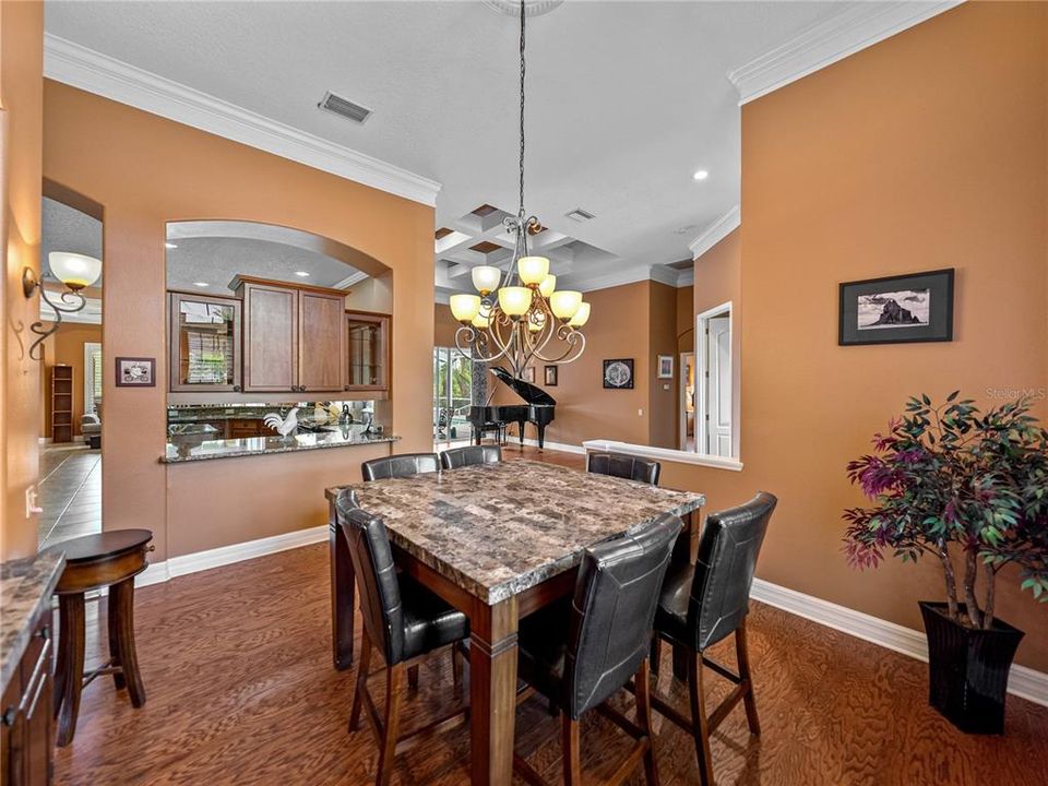 Formal Dining to Kitchen