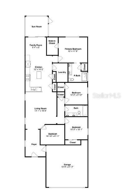 合同活跃: $349,000 (3 贝兹, 2 浴室, 1551 平方英尺)