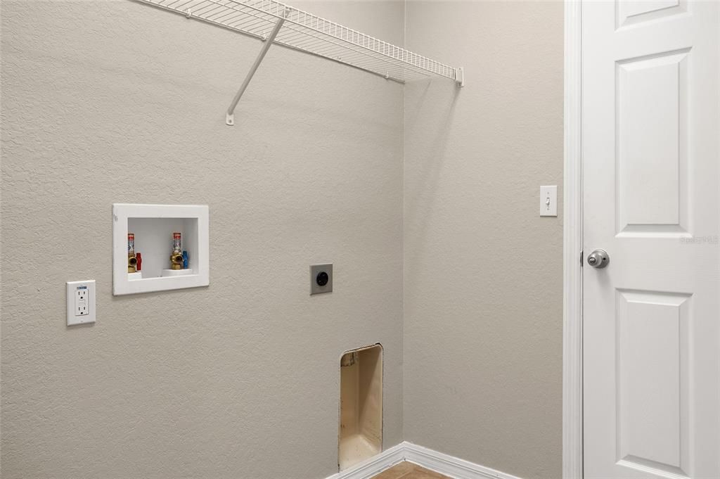 Interior Laundry Room.