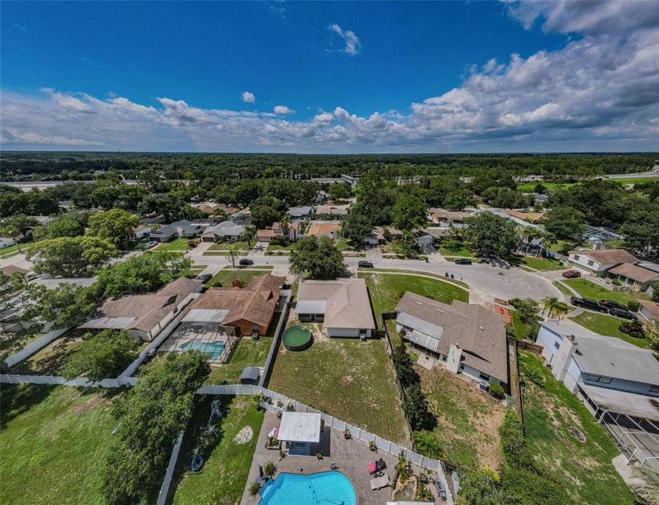 Large, Flat and Fenced Backyard