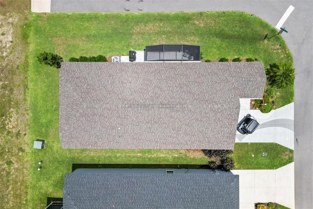 TOP VIEW OF HOME SHOWING NICE CORNER LOT