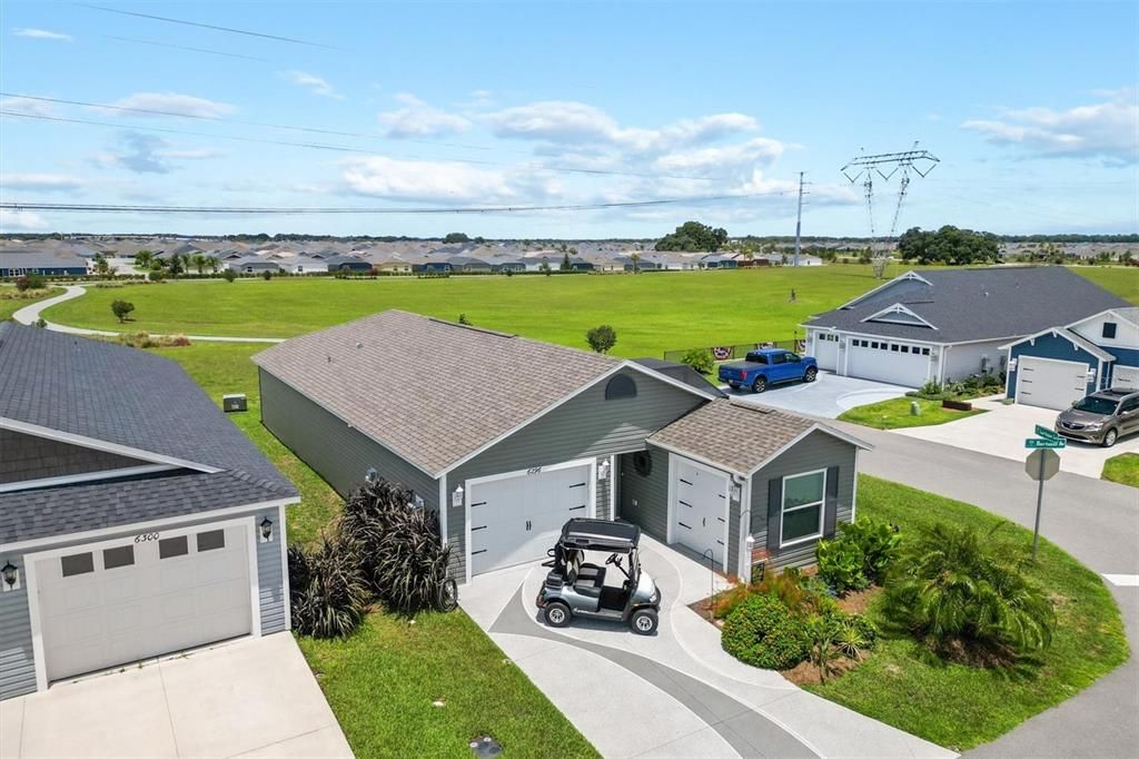 AERIAL VIEW OF HOME