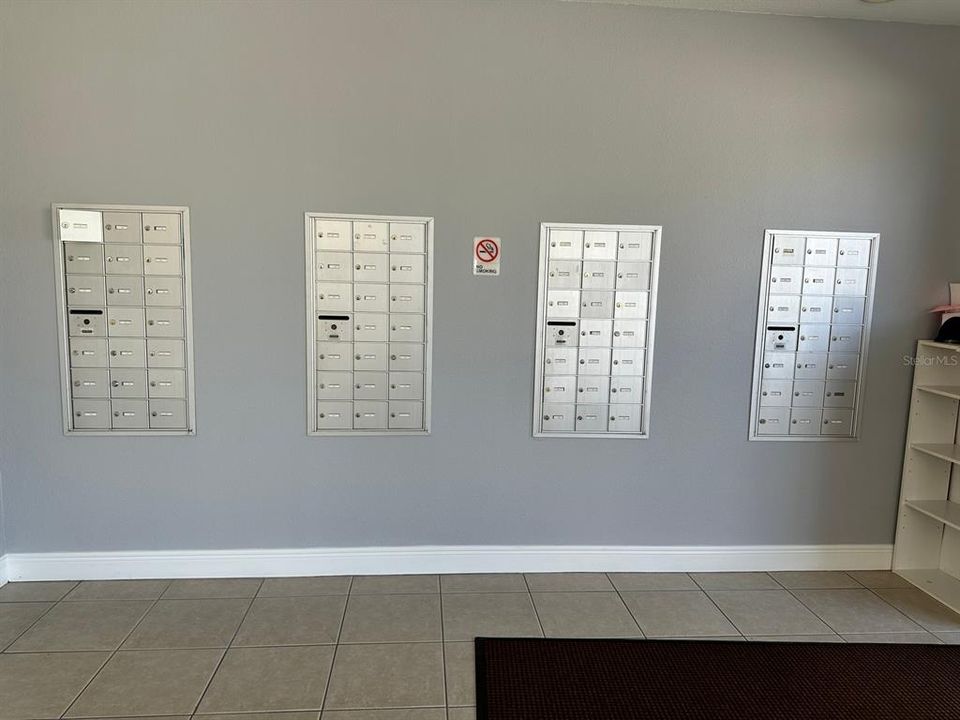 Community mailboxes.