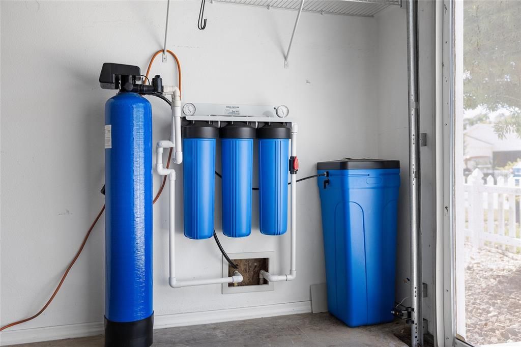 Nova Whole house water filter and water softener