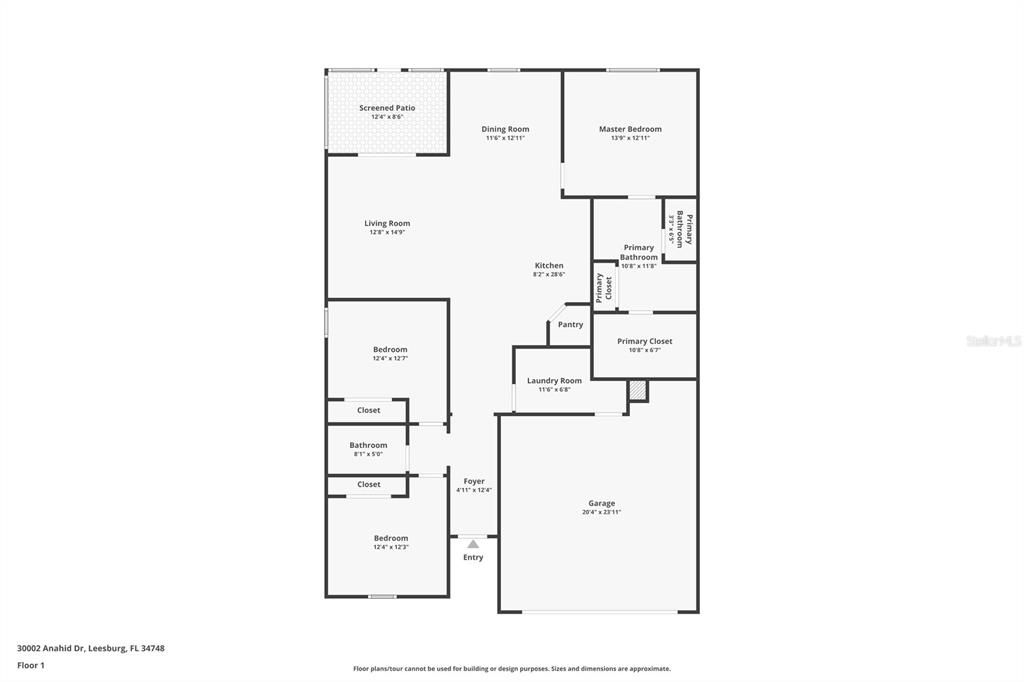 For Sale: $355,000 (3 beds, 2 baths, 1607 Square Feet)