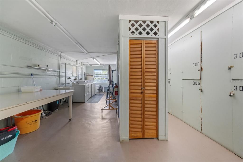 Community Laundry Room on the 2nd Floor near the Condo