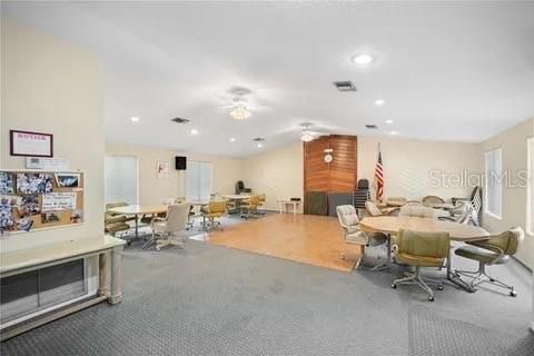 Interior clubhouse provided by seller