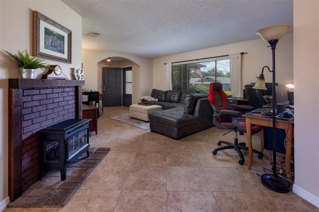 Living room from the dining room