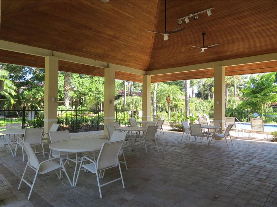 Covered dining areas