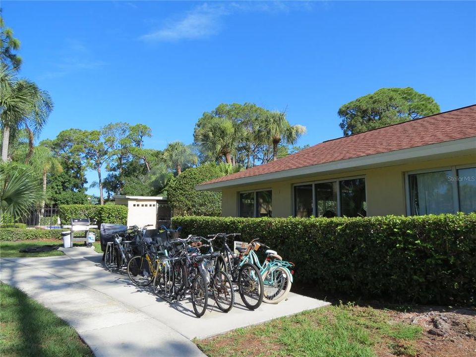 Secured Bike Racks