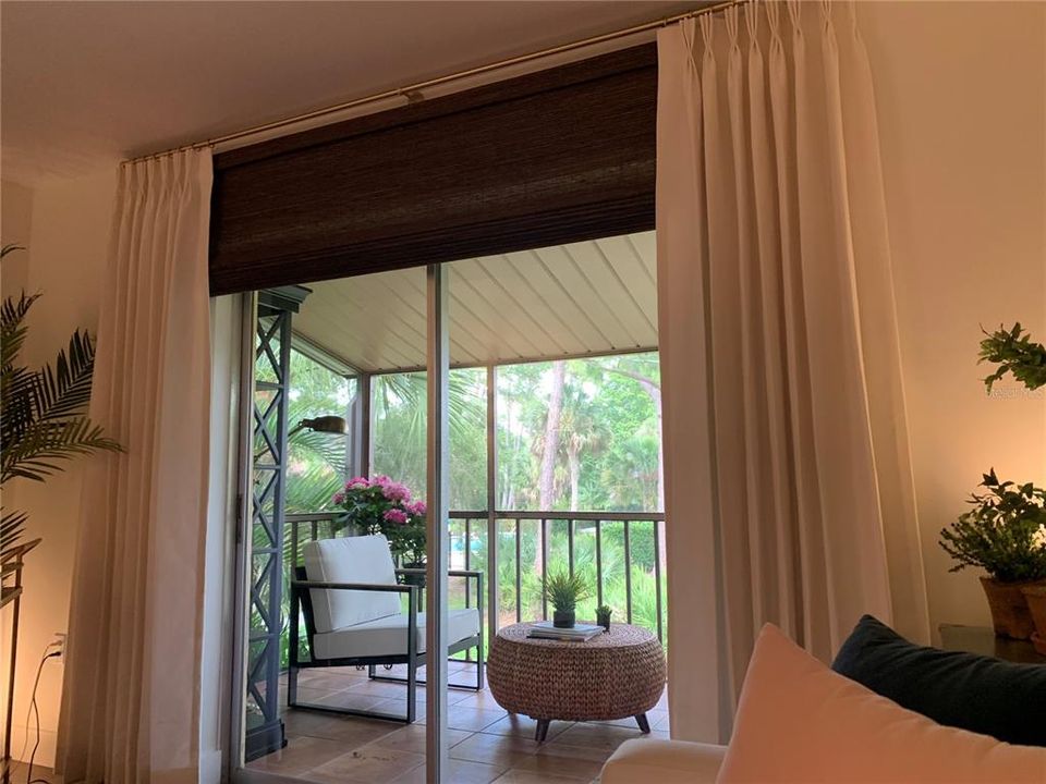 Covered Screened Balcony/Lanai