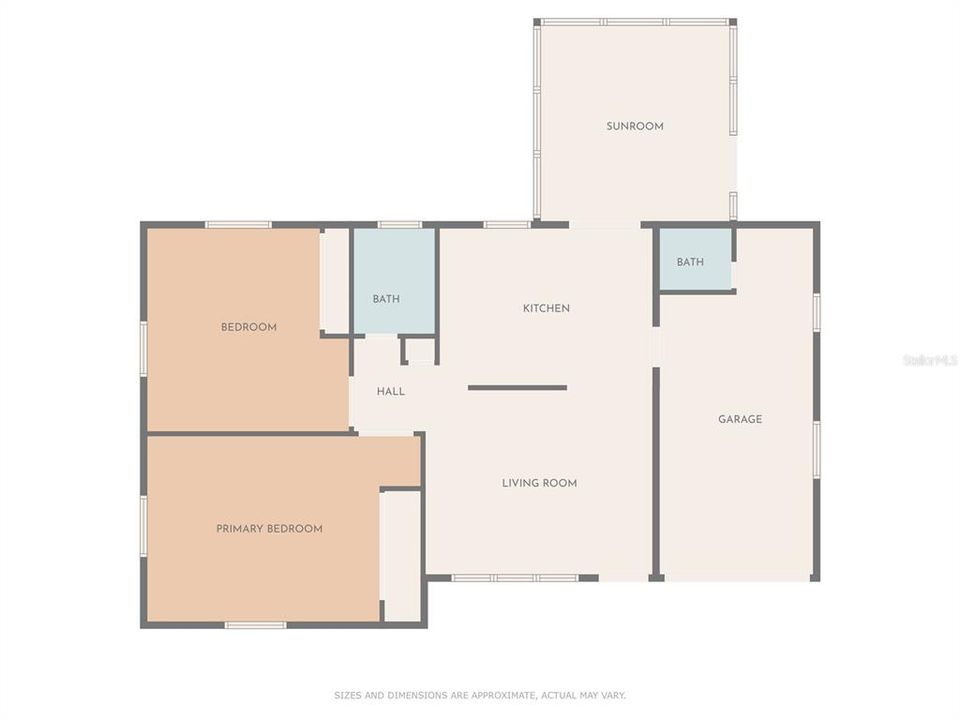 For Sale: $300,000 (2 beds, 1 baths, 825 Square Feet)