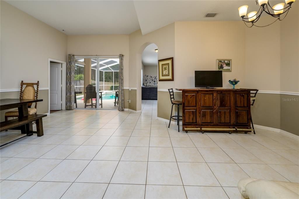 Living area #2 and Dining area