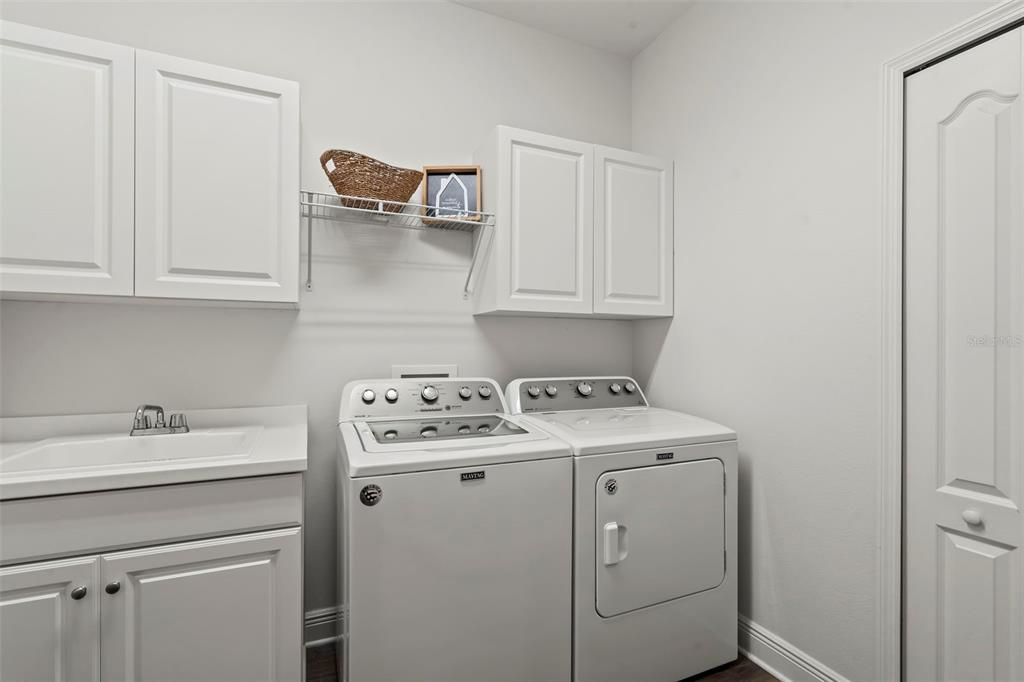 Awesome cabinetry and linen closet