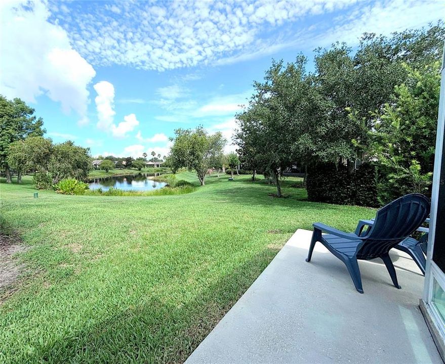 Patio to enjoy the VIEW