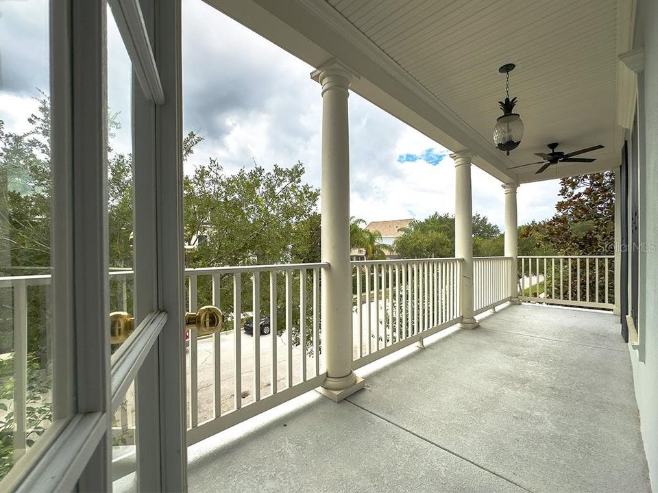 Upstairs Balcony