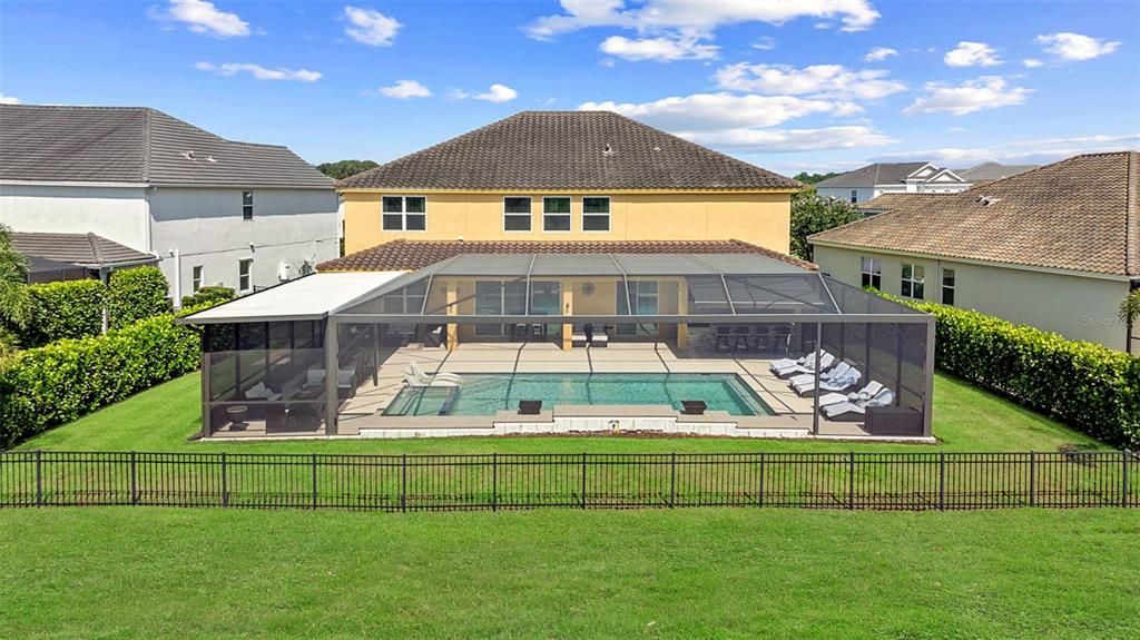 View of 2,500 sqft Private Outdoor Oasis