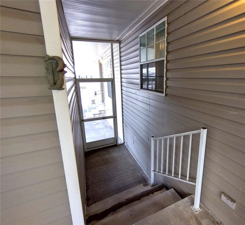 Carport entrance from Florida Room