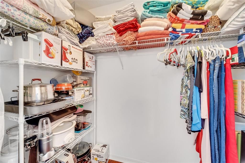 third bedroom walk-in closet