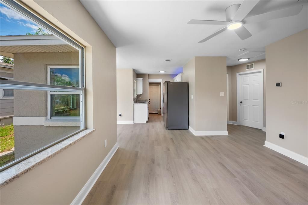 Living room (view from front entry).