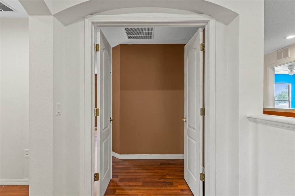 Lovely double door entrance to the master bedroom