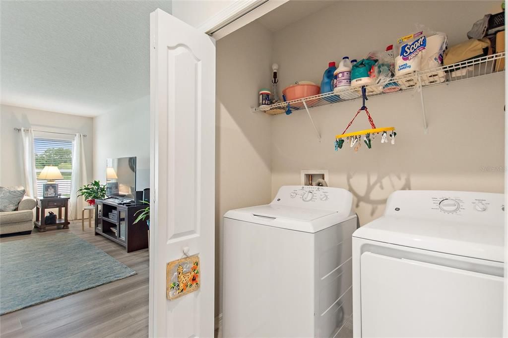 Laundry closet