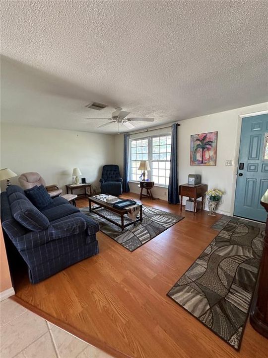 Living Room - first of two under air large living rooms.  Pullout sofa and two recliners.