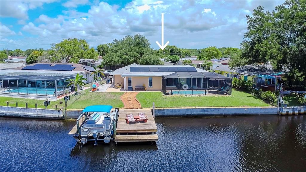 Anclote River View- Watch the dolphins swim up, take a boat ride out to the Gulf of Mexico or enjoy your heated pool all year long!