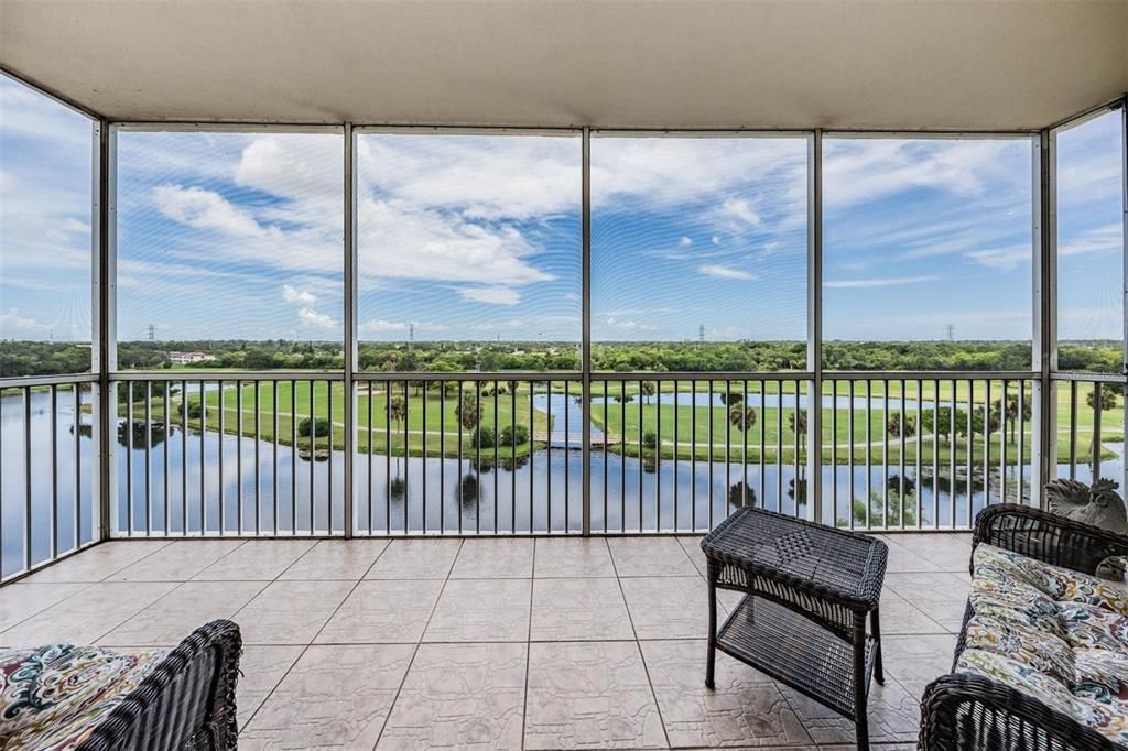 Golf Course and Lake View