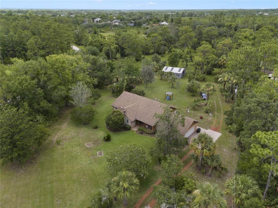 Aerial from the Right Side of the Property