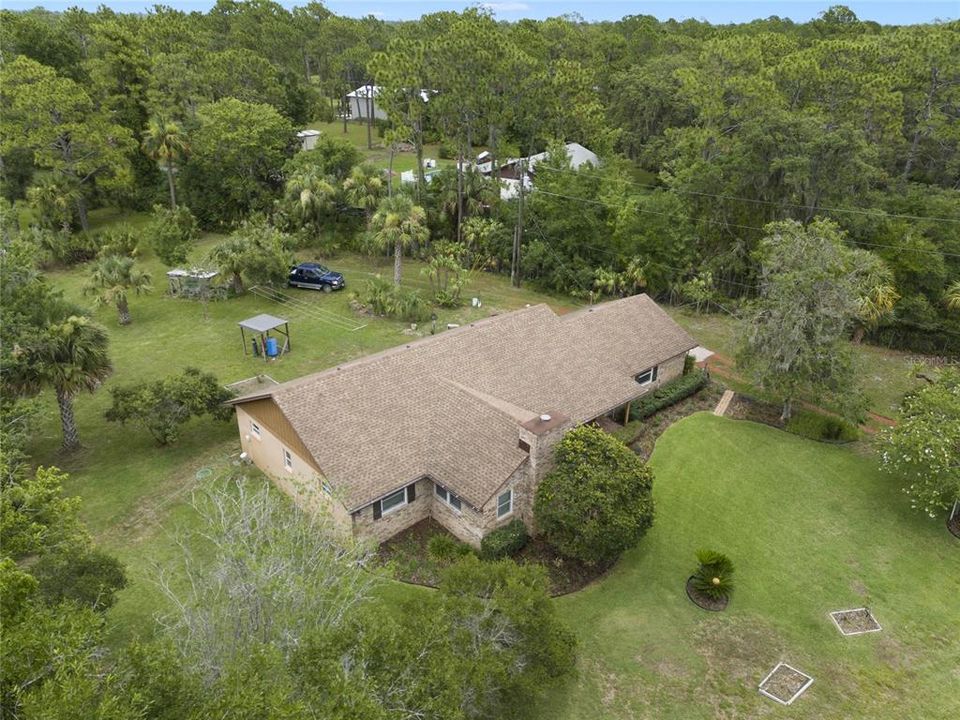 Aerial from the Left Side of the Property