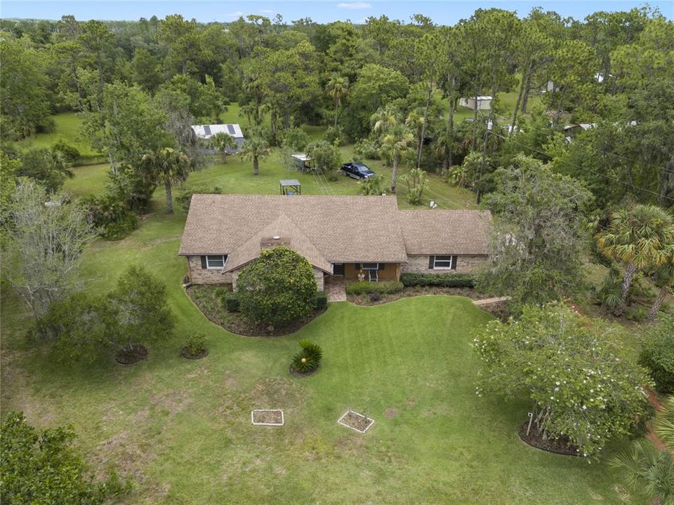 Aerial Front of Home