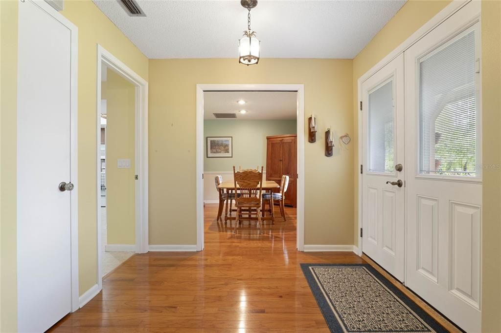 Foyer Looking from Living Rm into Dining Rm