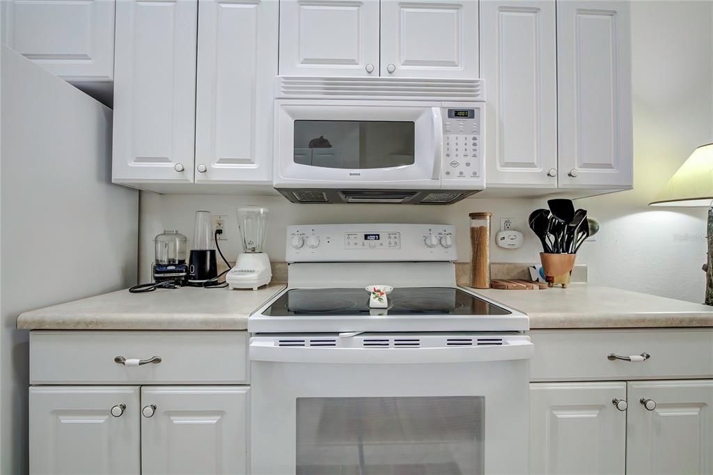 Nice white cabinets