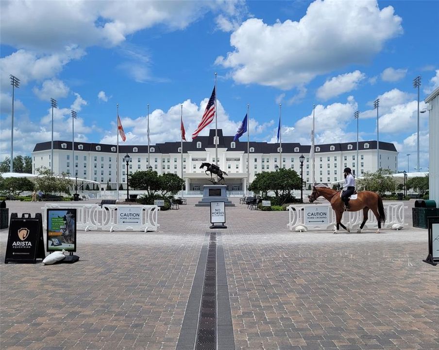 World Equestrian Center 5 minutes away