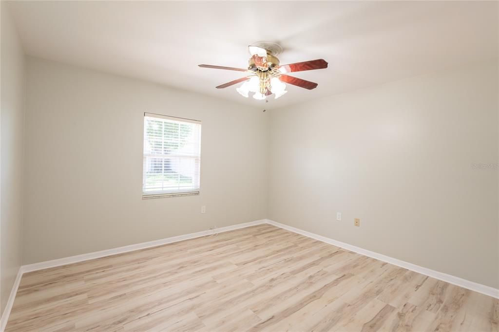 Spacious 3rd bedroom with walk in closet.