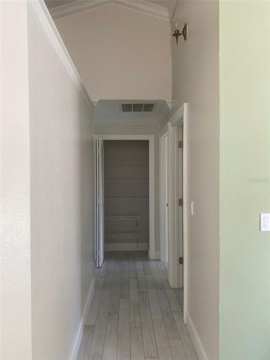 Linen Closet down the hall by Bedroom 2 & 3