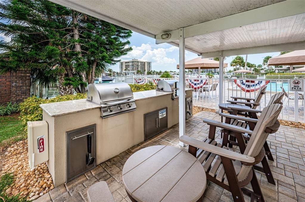 Grill Out Poolside