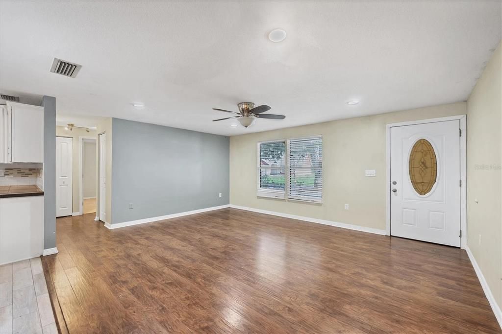 Living Room- From front entry