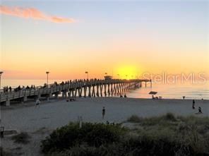 Sharky's Pier at sunset