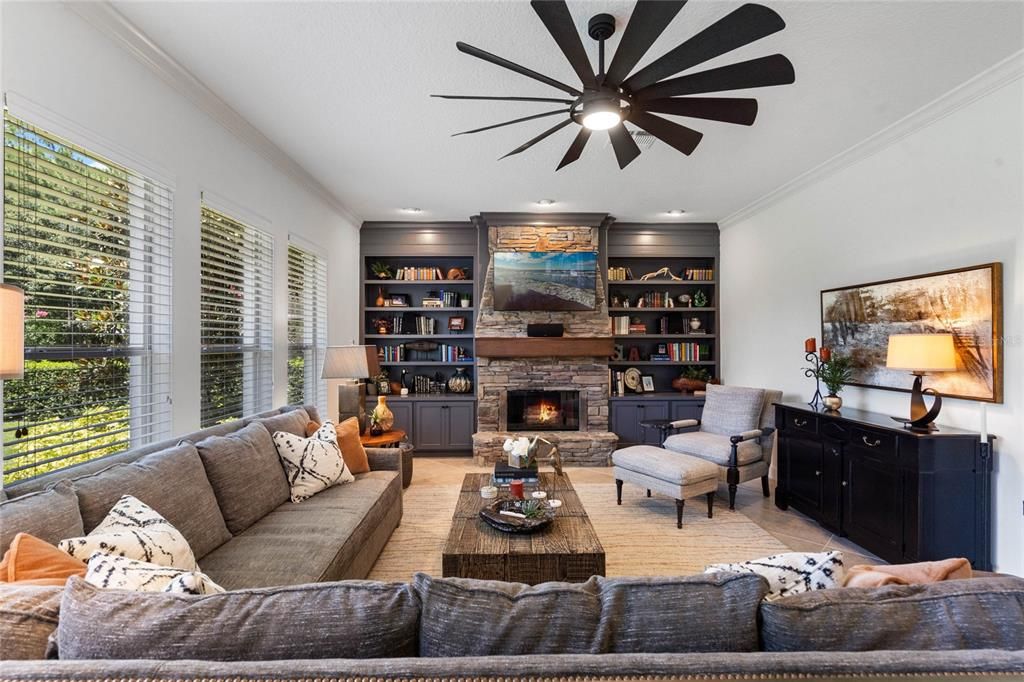 Bring everyone together in large Family Room