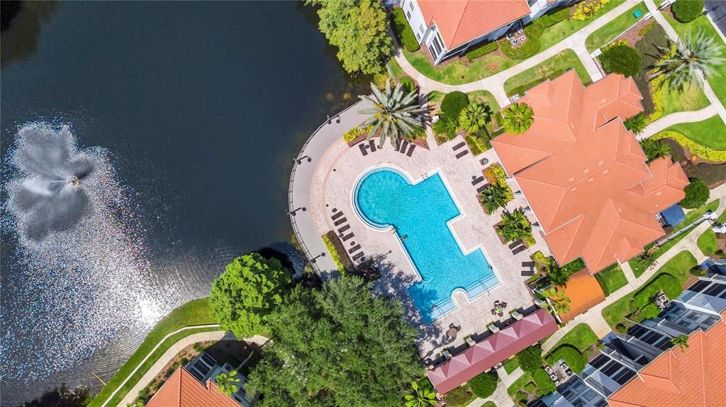 drone of pool / clubhouse